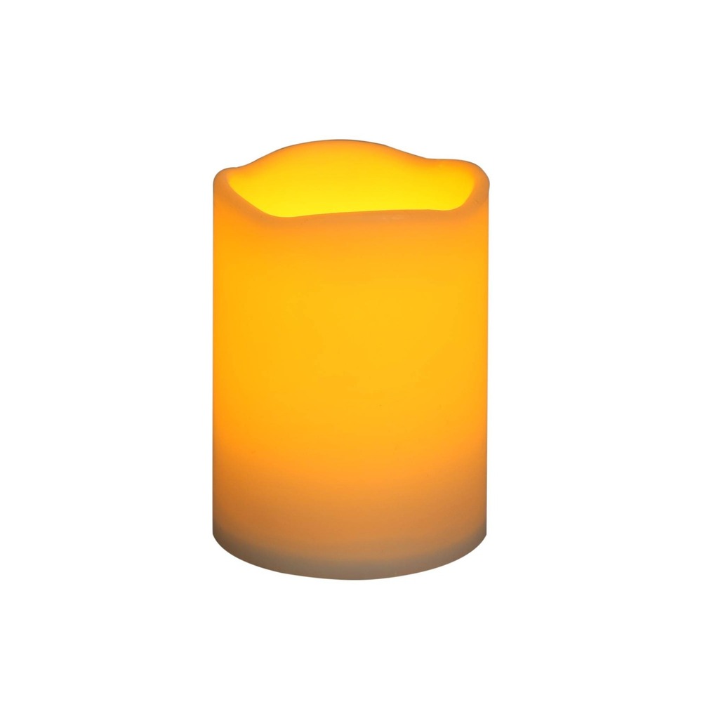 Mainstays Flameless LED Votives Unisex 2 Pack Vanilla Scented Cream Flickering